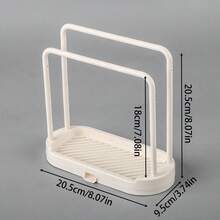 Kitchen Sink Sponge Dishcloth Drying Rack, Countertop Dish Sponge Holder, Drainage Storage Organizer For Dish Cloths, Scrubbers, Steel Wool, Freestanding Design, Keep Counter Dry, Perfect For Kitchen Counter, Sink Side, Household Kitchen Organization - Multicolor - View 13