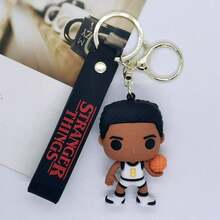 Hasbro Cartoon Character Stranger Things Figurine Keychain Pendant Bag Car Key Chain Accessory - Multi-color - View 4