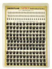 HBZGTLAD 15-Row Segmented Fluffy 8D Thick Eyelash Clusters, Voluminous Curly Lightweight Soft 0.07mm Dramatic Individual Reusable False Eyelashes - View 17