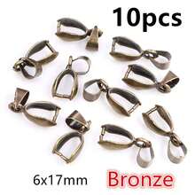 10pcs Pendants Clasps Clips Bails Connectors Charm For Necklace Bracelet DIY Jewelry Making Findings - Pendant Bails - View 27