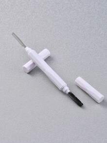 Dual-Ended Eyebrow Brush With Cap, Includes Eyebrow Comb, Spiral Brush, Fine-Tooth Steel Comb, Eyebrow Grooming Tool, Eyelash Comb, Eye Makeup Brush - Multicolor - View 8