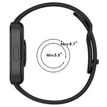 Silicone Watch Band Soft Bracelet Strap Compatible With Redmi Watch 6 Active/Lite 6 5 4 Compatible With Xiaomi Band 8Pro 9Pro 10Pro Daily Wrist Strap - one-size - View 5