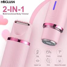 2-In-1 Women's Electric Shaver And Electric Razor, USB Rechargeable, Dual Head Design For Easy Use, Suitable For Home And Travel, Perfect Holiday Gift, 500mAh Battery Capacity - Upgraded Version - View 9