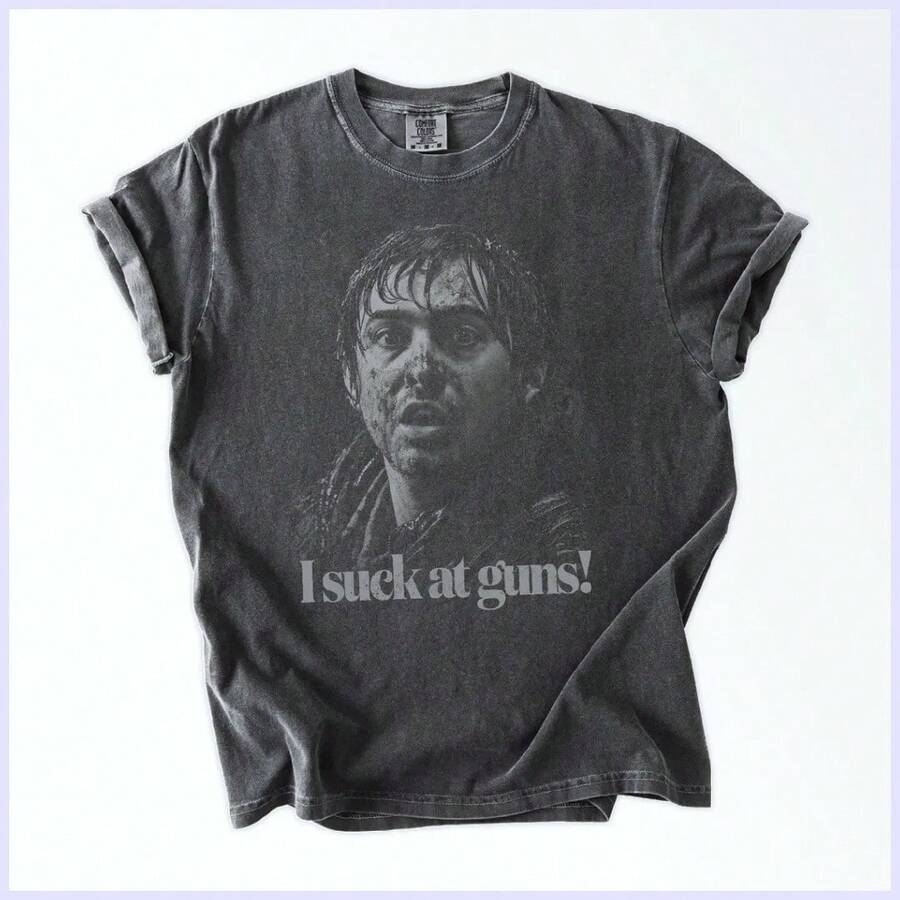 Bryan Tribute Tee Res Ident Evil 2026 I Suck At Guns! | SHEIN USA