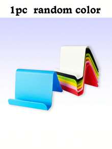 Foldable Portable Desktop Phone Stand, Premium ABS Material, Adjustable Angle, Compact & Lightweight, Pocket Size, Suitable For Phones And Tablets, Stable & Anti-Slip, Space-Saving, Desktop Accessory, Office Desk Accessory, Phone Accessory, Office Decor, Christmas Gift, Perfect Gift For Phone Enthusiasts And Binge-Watchers - Multicolor - View 11