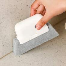 1 Detachable Plastic Window Groove Cleaning Brush, For Cleaning Grooves & Gaps, Household Use. - Multicolor - View 3