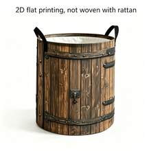 1PC Game Pixel Print Storage Bin, Foldable Laundry Basket For Clothes Sundries, Multi-Function Organizer, Home Decor Room Decor Bedroom Decor - Dark Grey - View 7