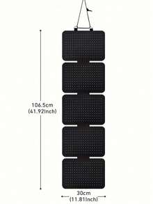 1pc Hanging Enamel Brooch Storage Board, Enamel Brooch Display Panel Hanging Storage, Foldable Brooch Hanging Storage, Badge Brooch Enamel Pin Display Page, Badge Collection Display Rack Can Hold Up To 120 Brooches, Valentine's Day, Home Decor - Black - View 10