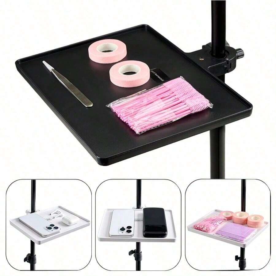 Eyelash Rack, Plastic Base Storage Rack, Used For Eyelash Extension Tools, Cosmetic Storage Tray, Eyelash Accessories - Multicolor - View 1