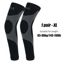 AA MASEDA 1 Pair Unisex Compression Arm Sleeves, Non-Slip Breathable Long Elbow Support, Suitable For Weightlifting, Basketball, Soccer, All Sports And Exercise - Black - View 9