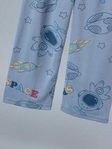 6 Sets 1 Set Random Boys Cartoon Home Wear Set Cute Print Long Sleeve Long Pants Pajama Set - Multicolor - View 6