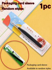 2pcs/Set Stainless Steel Tweezers Set, Straight & Curved Tip Tweezers, Suitable For Scrapbooking, Stickers, Washi Tape, Multipurpose Craft DIY, Old Magazines, Photo Albums, School Supplies, Macaron Hand Tools Cooka Tweezers For Stickers, Scrapbooking, Eyelashes, Jewelry Making, Model Making - Multicolor - View 17