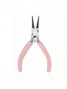 3pcs Jewelry Pliers Tool Set, Includes Needle Nose Pliers, Chain Pliers, Round Nose Pliers And Wire Cutter, Suitable For Jewelry Repair, Wire Weaving, Handmade Crafts, Jewelry Making And More - Light Pink - View 8