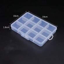 12/24/48 Compartment Transparent Plastic Jewelry Storage Box, Multi-Layer Partitioned Organizer To Prevent Jewelry Clutter, Portable Jewelry Box For Travel And Outings, Stores Earrings, Studs, Rings And Other Small Accessories, Exquisite Jewelry Gift Box With Gift Wrapping Support, Suitable For Holiday Gifts - Multicolor - View 10