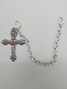 1PC Gothic Cross Shoe Decorative Chain Sneaker Boot Charms DIY Pendant Accessories Scorpion Snake Shoe Buckles Detachable Shoelace Clips Decorations - Multicolor - View 13