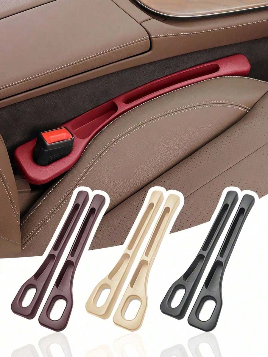 2pcs Car Seat Gap Filler Anti-Leak Anti-Drop Device! Gap Filling Sealing Strip, Storage And Storage Side Gap, Practical Car Interior Essential.[Recommended By Car Enthusiasts] - Multicolor - View 1