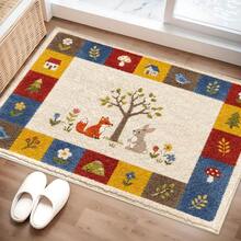 Karpet Panjang Motif Rubah dan Kelinci Anime Lucu 2D, Keset Lantai Rumah, Keset Pintu Masuk, Keset Dalam Ruangan, Keset Samping Tempat Tidur Kamar Tidur, Keset Dapur, Karpet Panjang Dapur, Cocok untuk Ruang Tamu, Ruang Cuci, Kamar Mandi - MultiWarna - View 6