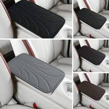 1pc PU Leather Car Armrest Pad - Minimalist Stitching Breathable Non-Slip, Center Console Protector, All-Season Use, Elastic Fit Easy Installation, Car Interior Accessory - Multicolor - View 12