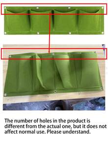 2pcs/Set Horizontal Pocket Balcony Planting Bag, Lightweight Wall-Mounted Planter, Includes Soil Rake, Space-Saving, Indoor/Outdoor Universal, Modern Hanging Flower Rack, Suitable For Balcony And Yard, Multi-Functional Herb And Vegetable Planting Bag - Multicolor - View 11