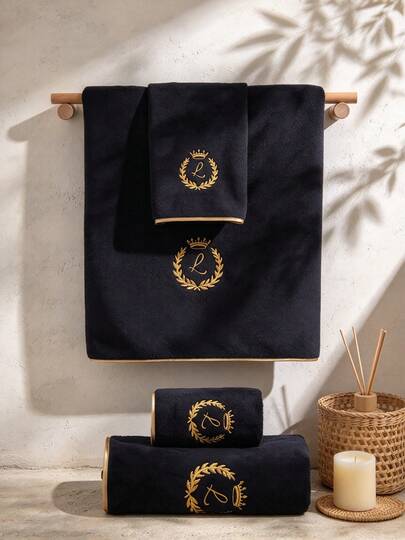 1/2pieces Towels Bath Set Large Hair Hand And Face Towel For Bathroom Towels For Women And Kids Towels For Bathroom Decorative Christmas Home Decor
