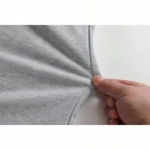 Men's Fashion Double Waistband Plaid Patchwork Drawstring Elastic Waist Pocket Casual Sports Long Pants - Grey - View 10
