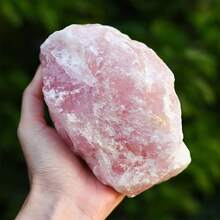 1pc Large Natural Rough Rose Quartz, Raw Rose Quartz Stone, Mineral Collection, Teaching Resources Display, Creative Gifts And Specialty Additions, - 1pc Random - View 15