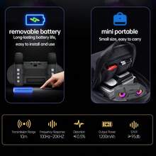 Speaker Bluetooth Nirkabel Karaoke KTV Multifungsi dengan Set Mikrofon Ganda, Mendukung Kartu TF, USB Drive, Stand, dan Fungsi Lainnya, Speaker Portabel untuk Luar Ruangan - View 6