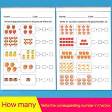 Buku Latihan Penjumlahan dan Pengurangan untuk Anak-Anak, 64 Halaman, Latihan Matematika dalam 20 Soal, Mainan Edukasi untuk Anak Prasekolah, TK, dan Balita, Buku Aktivitas Membangun Keterampilan Matematika Awal untuk Penggunaan di Rumah dan Kelas. - Berwarna merah muda - View 4