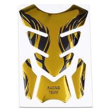 1pc Motorcycle Fishbone 3D Fuel Tank Sticker, 3D Fuel Tank Protector Decal, Gasoline Tank Protective Cover Decorative Sticker - A - View 9