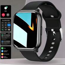 ZhiKexing 1.83 Inch Full Screen Smart Watch, Compatible With IOS And Android Phones, (Bluetooth Call/Dial), Multiple Sports Modes/Massive Watch Faces/Built-In Games/AI Voice Control/Unisex Smart Sports Watch, Comfortable To Wear, Suitable For Birthday/Holiday/Lover/Gift - View 1