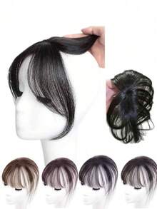 Baby Hair Seamless Handmade Finger-Woven Bangs Top-Of-Head Hairpiece Fluffy Invisible Hair - Multicolor - View 11
