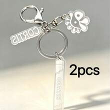 COR TIS Concert Light Keychain Acrylic Pendant Bag Accessory 3 Pieces Set, Concert Merchandise, Metal Material Sturdy And Durable, Engraved Exclusive Brand Logo, Paired With Flower Pendant Design, Available In Gold And Silver. Compact And Lightweight, Suitable For Hanging On Backpacks And Keys, Fan Support Merchandise Accessory, Minimalist And High-End, Exquisite Small Gift For Fan Collection And Gifting To Fellow Fans. This Is A Gift That Is Hard To Resist. - Multicolor - View 16