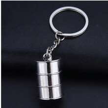 Gantungan Kunci Berbentuk Tong Minyak, Liontin Tong Minyak Logam Kreatif, Gantungan Kunci Tong Bahan Bakar Realistis, Hadiah untuk Pecinta Mobil, Suvenir Pesta - MultiWarna - View 6