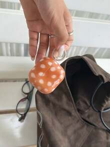 Casing Pelindung Pods 5 Motif Rusa Bunga Plum Vintage Musim Gugur/Dingin, Kompatibel dengan Pod 4, Casing Earphone Apple Pro 3, Bluetooth Nirkabel Generasi ke-2, Generasi ke-3, Generasi ke-2, Pod Pro Generasi ke-4, dan Generasi ke-5. - Jeruk - View 6