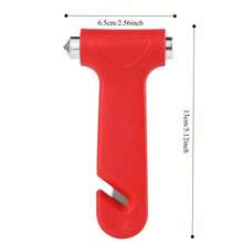 1/2pcs 2-In-1 Multifunctional Car Safety Hammer, Escape Hammer, Window Breaker - A - View 2