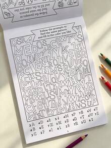 Seek And Find Game Notebook, Includes Sudoku, Memory Puzzles, Color Recognition And More, Durable Travel Cards, Suitable For Home/School Use, Ideal For Back To School And Holiday Gifts, Christmas Gift/Teacher Reward/Birthday Gift - Multicolor - View 1
