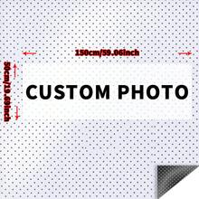 Customizable Perforated Vinyl One-Way Vision Sticker For Pickup Truck Rear Window, Semi-See-Through Single-Hole Decal, UV Protection, Weatherproof, Waterproof, Glossy Surface, Supports Personalized Pattern/Logo/Text Customization, For Car Modification And Business Brand Advertising - Multicolor - View 7