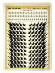 HBZGTLAD 15-Row Segmented Fluffy 8D Thick Eyelash Clusters, Voluminous Curly Lightweight Soft 0.07mm Dramatic Individual Reusable False Eyelashes - View 21