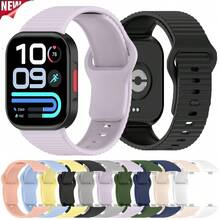 1pc Breathable Wavy Silicone Watch Band Soft Wrist Strap Compatible With Redmi Watch 6 Active/Lite 6 5 4 Compatible With Xiaomi Band 8Pro 9Pro 10Pro - one-size - View 1