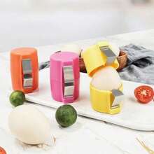 1pc Egg Shell Opener, Kitchen & Restaurant Easy Peel Egg Separator Handheld Egg Cracker, Multifunctional Egg Cutter Egg Opener And Separator, Easy To Clean Manual Kitchen Separator Tool, Suitable For Cooking Camping Kitchen Gadgets, Efficient Home Cooking Egg Cracker, Practical Kitchen Utensil | Easy To Clean Material - Multicolor - View 3