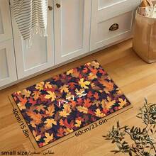 1pc Maple Leaf Pattern Kitchen Floor Mat Silicone Carpet, Absorbent Anti-Slip Quick-Dry Bathroom Mat, All-Season Door Mat Room Decor, Indoor Multi-Function Foot Mat - Multicolor - View 12