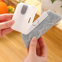 1 Detachable Plastic Window Groove Cleaning Brush, For Cleaning Grooves & Gaps, Household Use. - Multicolor - View 5