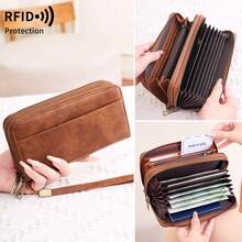 FOREVER MIYIN Mini Flap Handbag Keychain For Women, Small Change Pouch Coin Purse Twist-Lock, Earphone Lipstick Storage Bag - Multicolor - View 11