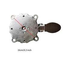 The Rotating Base Of The Courtyard Umbrella Replaces The Metal Rotating Plate With Screws, Suitable For Outdoor Garden Roman Umbrellas - Silver - View 4