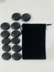 12/10/8/6/4/1 Pc Massage Stones, Essential Hot Stones For Massage, Massage Tools, Therapy Tools, 6-Piece Medium Hot Stone Massage Set, Suitable For Professional Or Home SPA, Foot Warmer, Relaxation, Healing. - Multicolor - View 15
