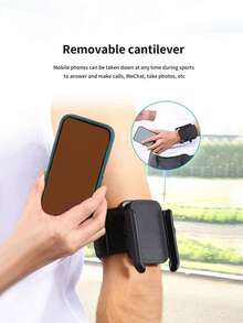 360° Rotatable Phone Holder For Wrist Or Arm, Adjustable Strap Phone Stand For Outdoor Sports Running Cycling Gym Workouts Jogging, Universal Smartphone Mount For Live Streaming Driving, Hands-Free, GPS Clip For Phone Bracket - Black - View 9