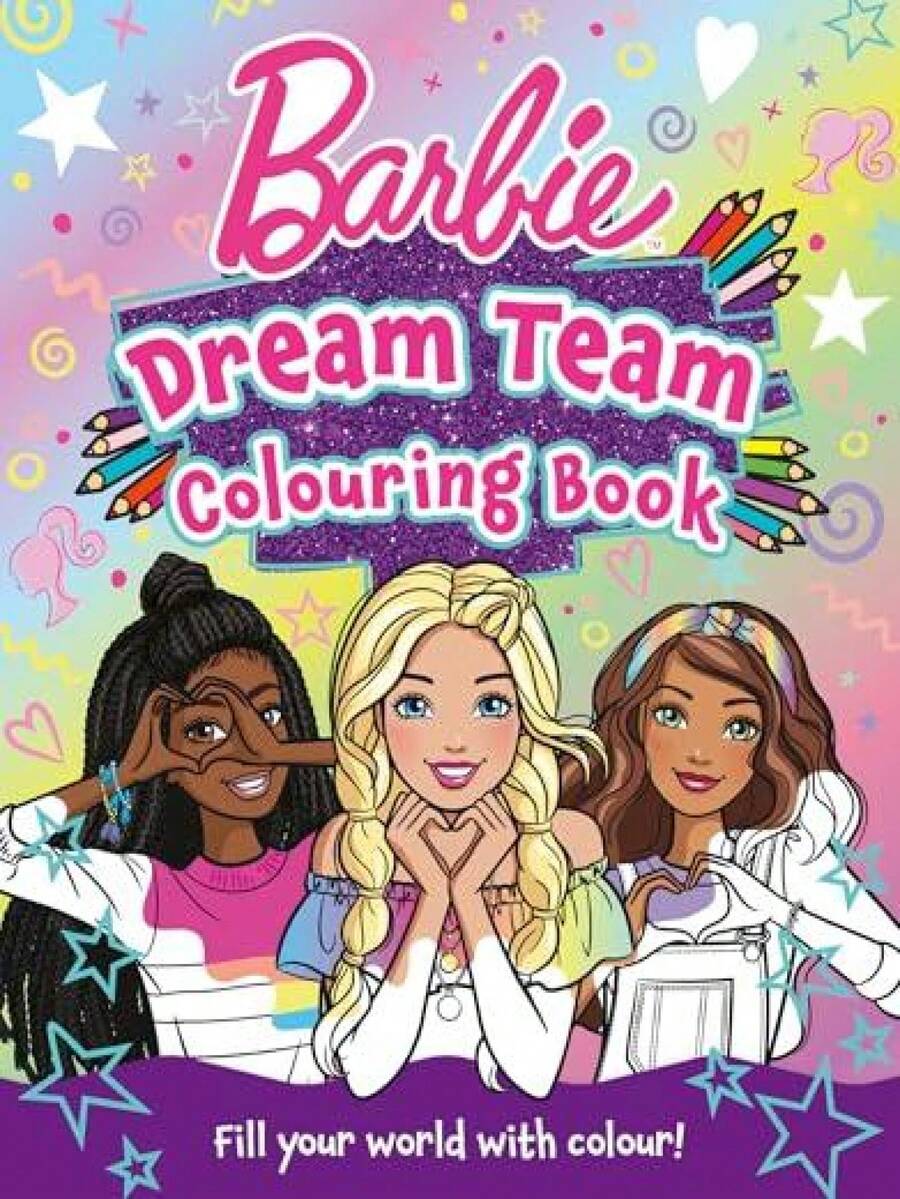 Barbie Dream Team Colouring Book - Single Book - View 1