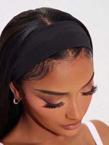 6pcs All-Match Solid Color Wide Headbands, Suitable For Daily Commute, Sports And Leisure, Simple Versatile Women's Hair Accessories - Multicolor - View 6