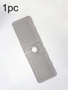 1pc Silicone Faucet Splash Guard Mat, Non-Slip, Quick-Drying, Absorbent, Easy To Clean, Bathroom Sink Drain Tray, Marble Countertop Sink Organizer - Multicolor - View 11