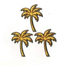 3pcs Coconut Tree Pattern Iron-On Patches - DIY Embroidery Patches, Sewable Iron-On Heart Patches, Suitable For Clothes, Jackets, Hats, Backpacks, Jeans, Decorative Badges - Ironing Style - View 14